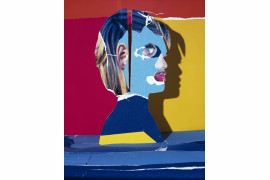 Portrait in Yellow Red and Blue, 40&#8221; x 30&#8221;, C-Print, 2012, dzięki uprzejmości artysty