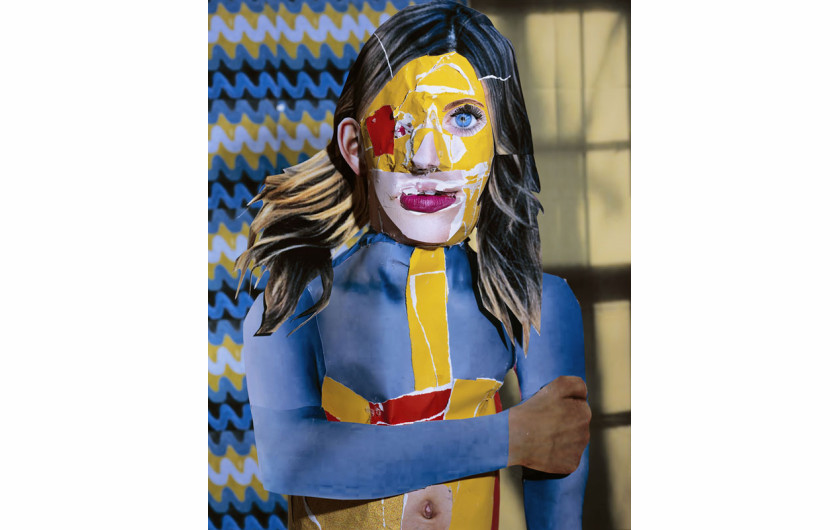 Portrait in Yellow Orange and Blue, 50&#8221; x 40&#8221;, C-Print, 2012, dzięki uprzejmości artysty