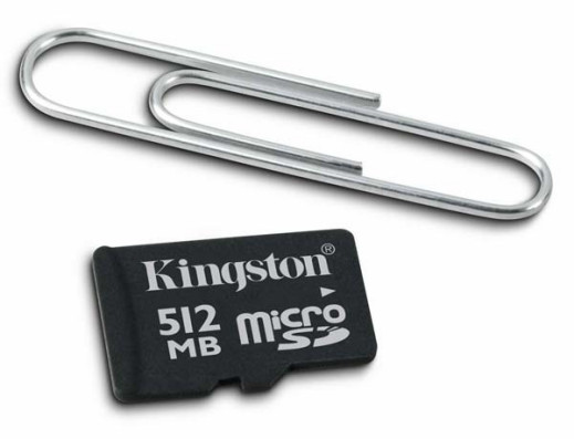 Karta microSD 512MB firmy Kingston