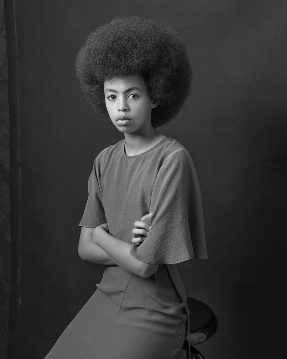 fot. Anna Salek, 2. miejsce w kat. Portrait / B&W Child 2020