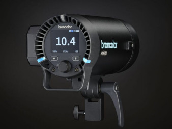 Broncolor Stelos 800 L – nowa lampa z regulacją temperatury barwowej błysku i zasilaniem V-mount