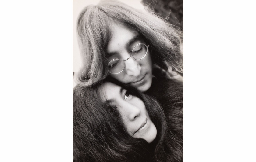 fot. Susan Wood, Yoko Ono i John Lennon