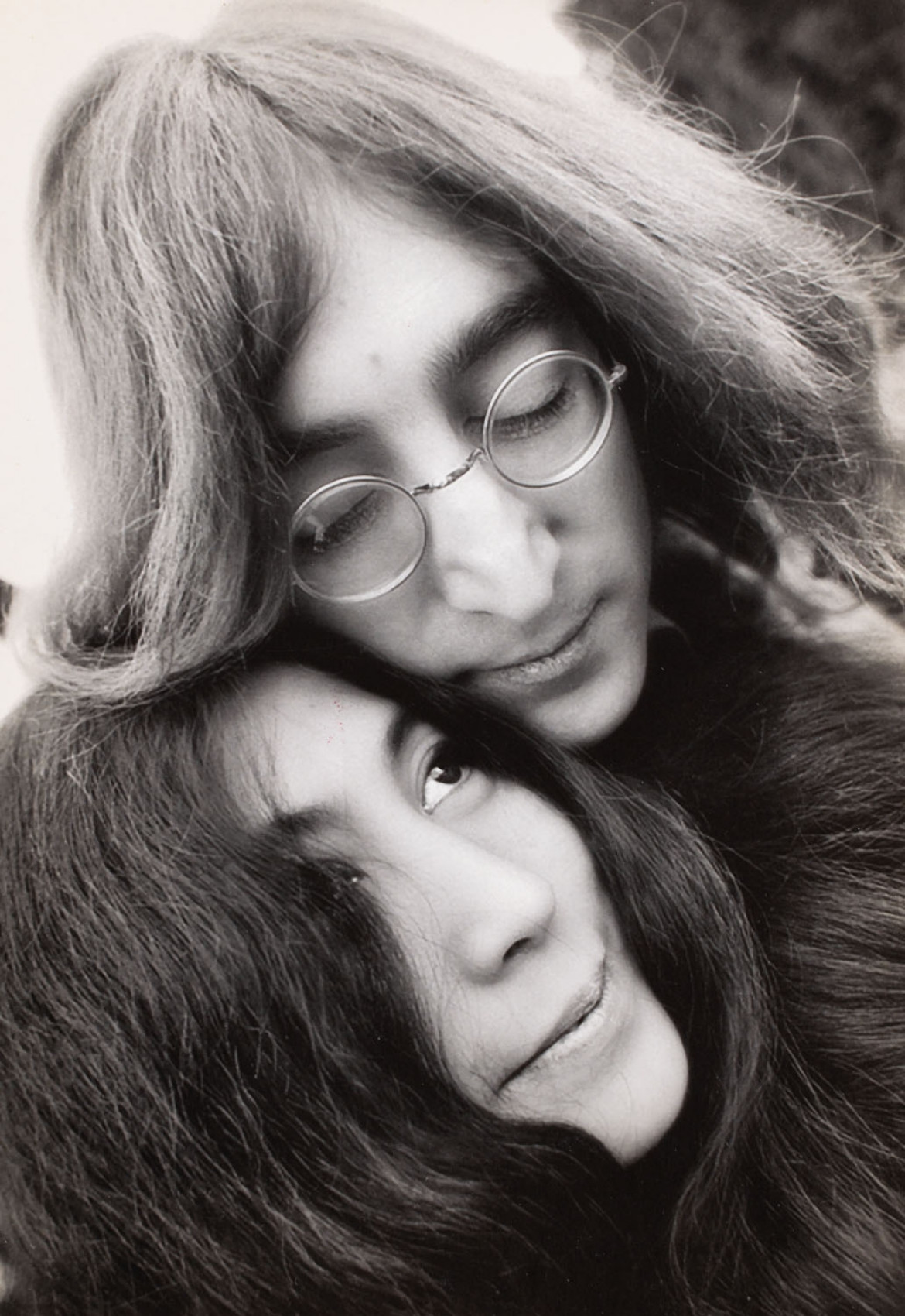 fot. Susan Wood, Yoko Ono i John Lennon
