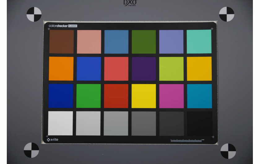 Sony SLT-A58 - reprodukcja kolorów, tablica testowa
