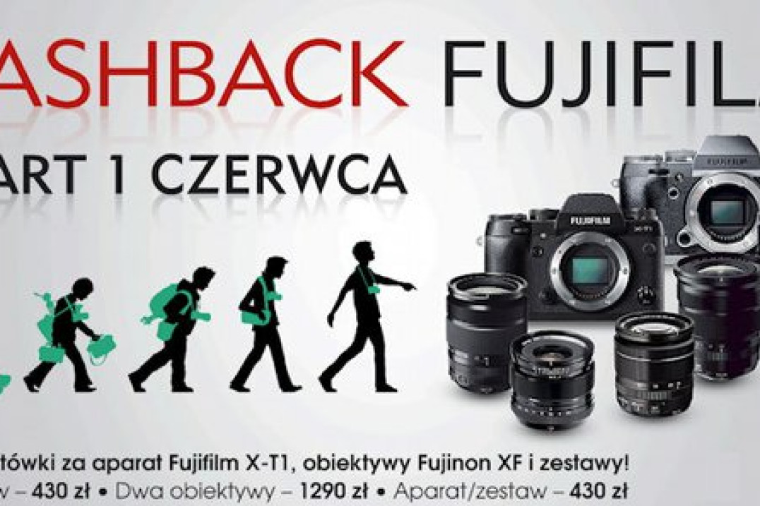 Cashback na 17 aparatów i obiektywów Fujifilm