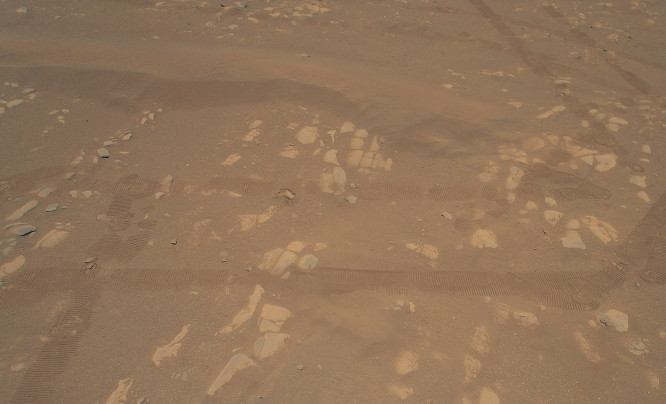 Dron Ingenuity wykonał pierwsze kolorowe zdjęcie Marsa 