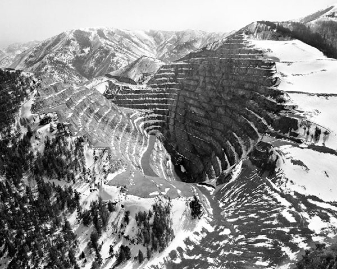 (c) Michael Light, Barney&#8217;s Canyon Gold Mine, Near Bingham Canyon, Looking South