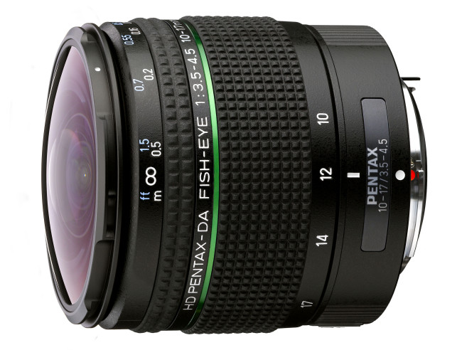 Ricoh HD-Pentax DA fisheye 10-17 mm f/3.5-4.5 ED