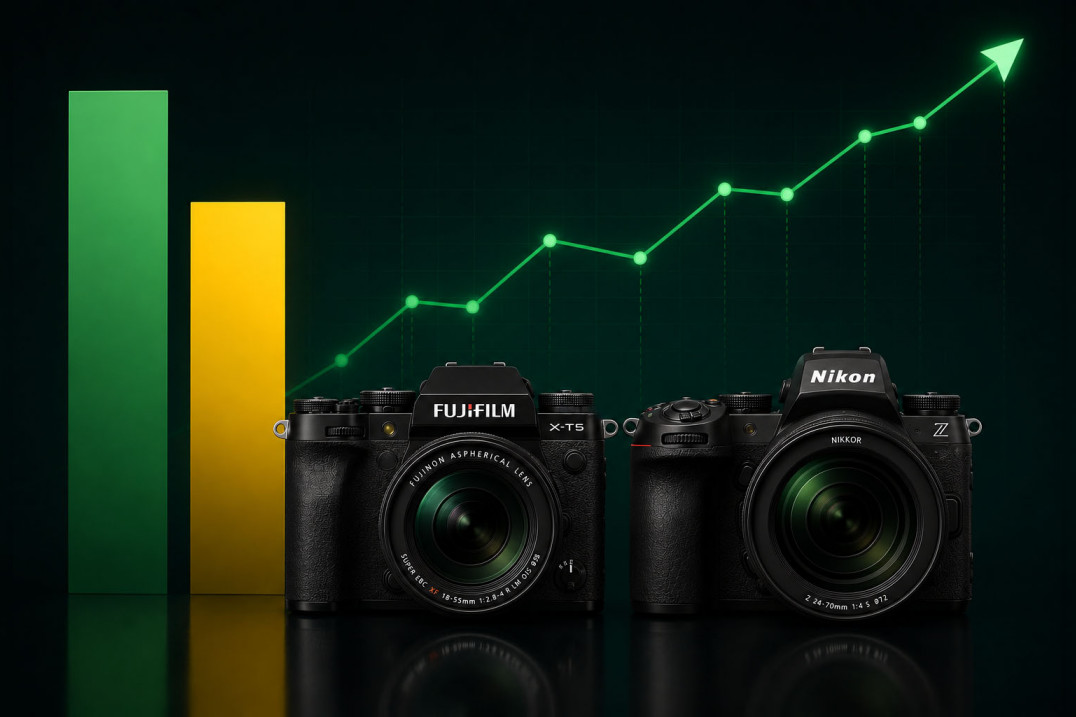 Fujifilm wyprzedza Nikona - nowy układ sił na rynku