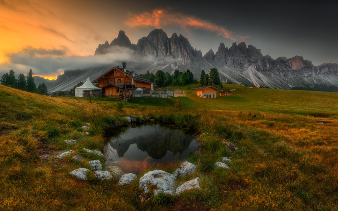 fot. Tomasz Rojek, nominacja w kat. Landcape, "Geisler Alm"