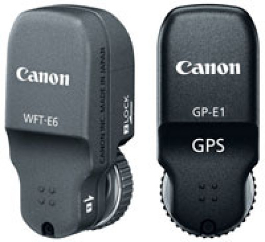 Canon WFT-E6 i GP-E1 - nowy transmiter i odbiornik GPS