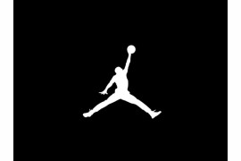 Logo Nike Jumpman reklamujące markę Air Jordan