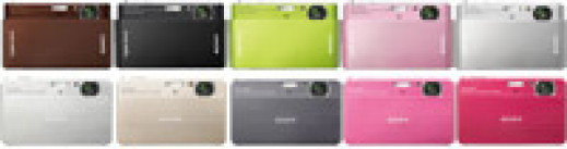 Sony Cyber-shot DSC-T700 i DSC-T77 - łącznie 6,5-cala przekątnych LCD