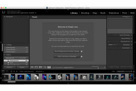 Adobe Lightroom 6 - rozpoczęcie wyszukiwania twarzy