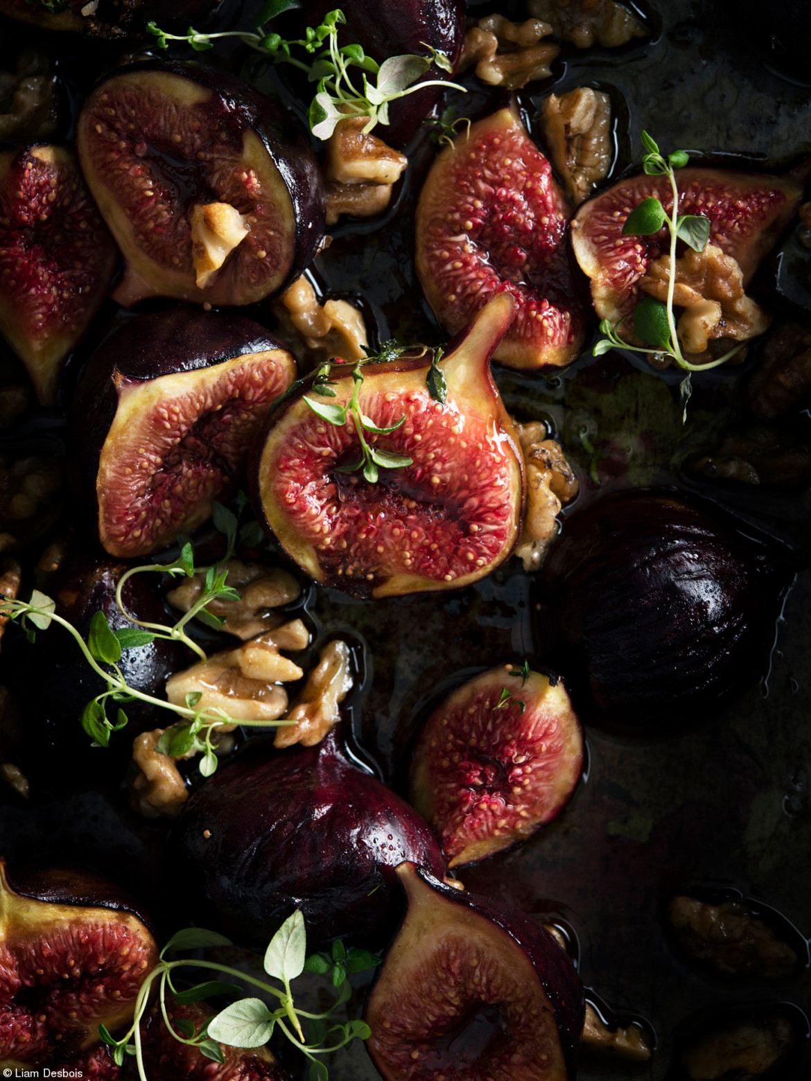 fot. Liam Desbois, "Baked Figs", 1. miejsce w kategorii Marks & Spencer Food Portraiture