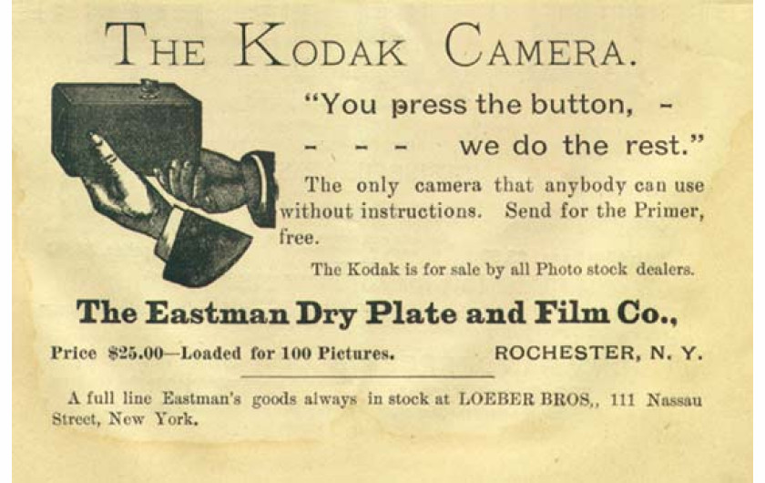 Kodak Brownie to nie tylko rewolucja w świecie fotograficznym, to także zupełnie inne podejście do reklamy