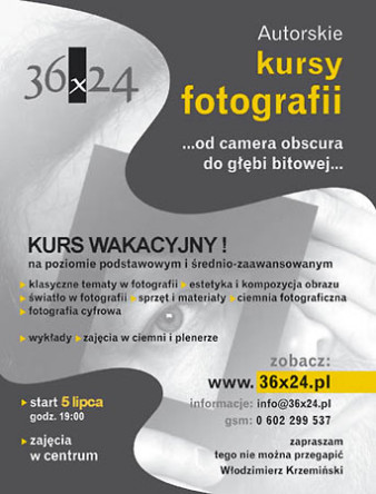 Wakacyjne kursy w 36x24