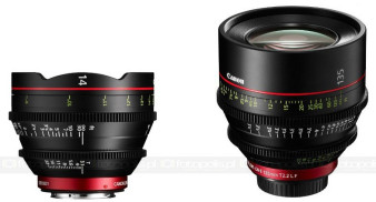 Canon CN-E 14mm T3.1 L F i CN-E 135mm T2.2 L F