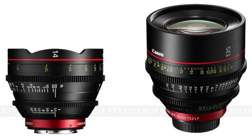 Canon CN-E 14mm T3.1 L F i CN-E 135mm T2.2 L F