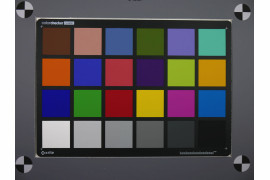 LX100 - reprodukcja kolorów, tablica testowa