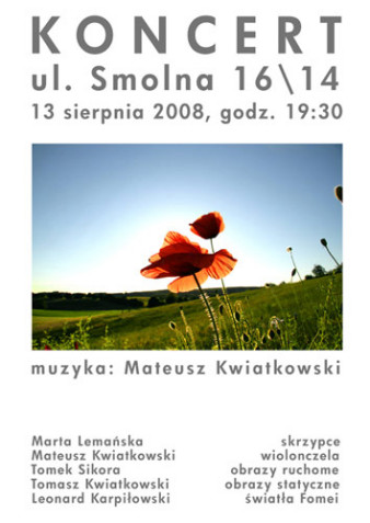 Muzyczno-fotograficzna impreza na Smolnej