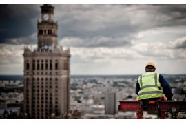 fot. Donat Brykczyński - zdjęcie z fotoreportażu „Na dachu Warszawy”