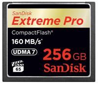 SanDisk Extreme Pro CF 256GB