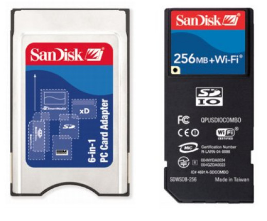 Adapter PC Card 6-w-1 od firmy SanDisk