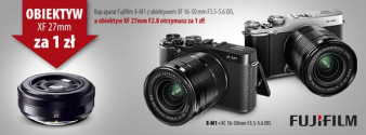 Promocja Fujifilm: drugi obiektyw za złotówkę do X-M1