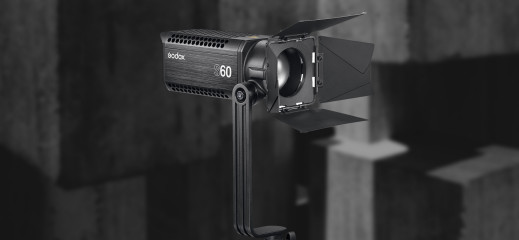 Godox S60 LED - mocna lampa LED ze sterowaniem DMX, soczewką ogniskującą i zasilaniem V-Mount