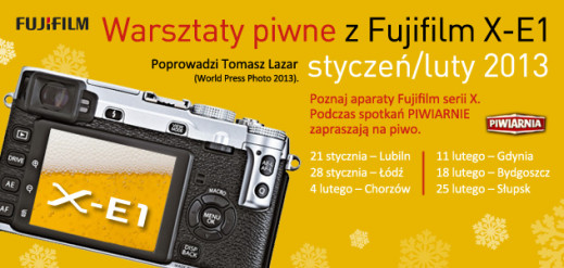 Piwne warsztaty fotograficzne Fujifilm z Tomaszem Lazarem