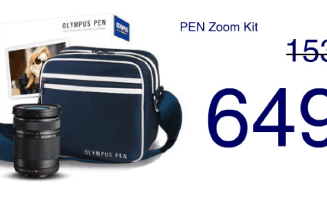  Kup aparat Olympus PEN, a zestaw PEN Zoom Kit otrzymasz w promocyjnej cenie