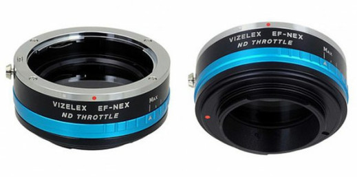 Fotodiox Vizelex ND Throttle - adapter Canon EF do Sony E z filtrem szarym