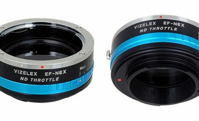 Fotodiox Vizelex ND Throttle - adapter Canon EF do Sony E z filtrem szarym