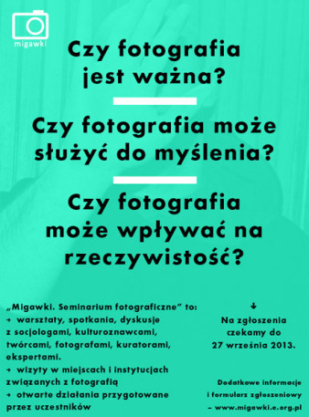 Migawki. Seminarium fotograficzne