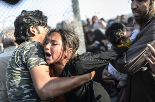 3. miejsce w kategorii Spot News - cykle, fot. Bulent Kilic, z cyklu Broken Border