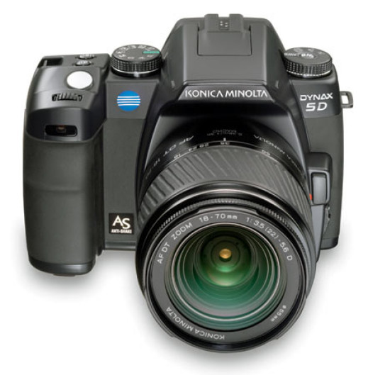Konica Minolta Dynax 5D - lustrzanka ze stabilizacją po raz drugi