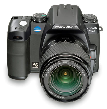 Konica Minolta Dynax 5D - lustrzanka ze stabilizacją po raz drugi