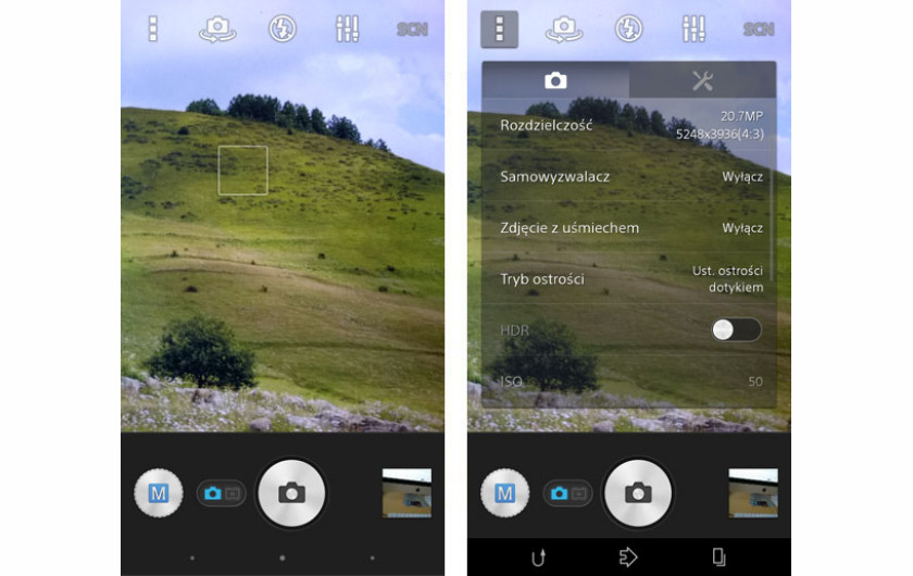 Sony Xperia Z3 - menu