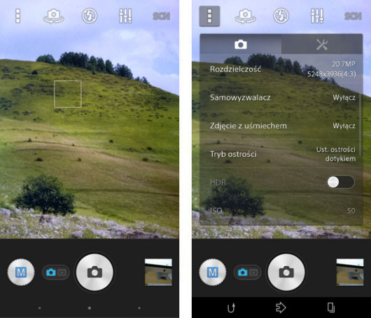 Sony Xperia Z3 - menu