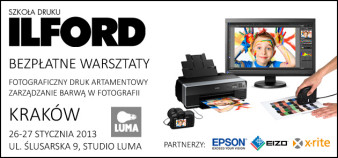 Szkoła druku ILFORD - bezpłatne warsztaty w Krakowie