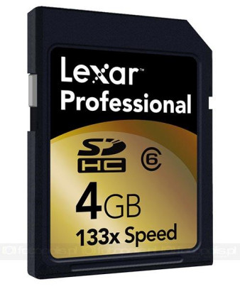 Lexar Professional 133x 4 GB SDHC - dla zawodowców
