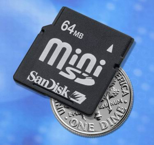 SanDisk MiniSD - pamięć komórkowa