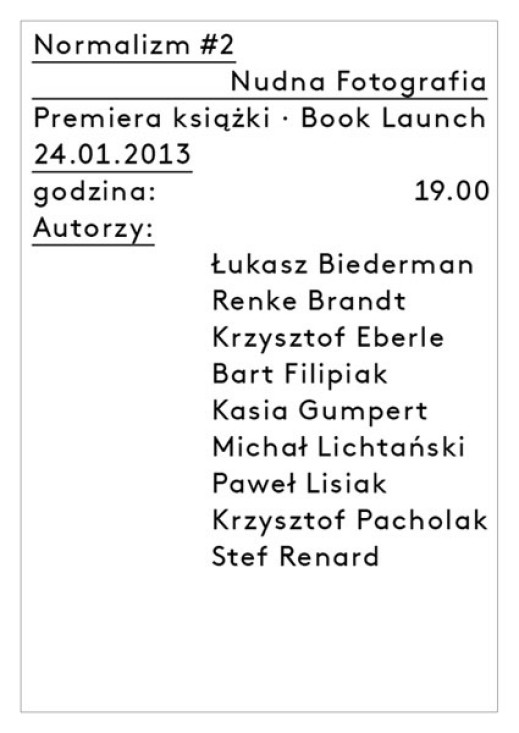 Premiera książki "Normalizm #2"