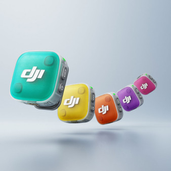 DJI Mic Mini 2 - kompaktowe mikrofony we wszystkich kolorach tęczy