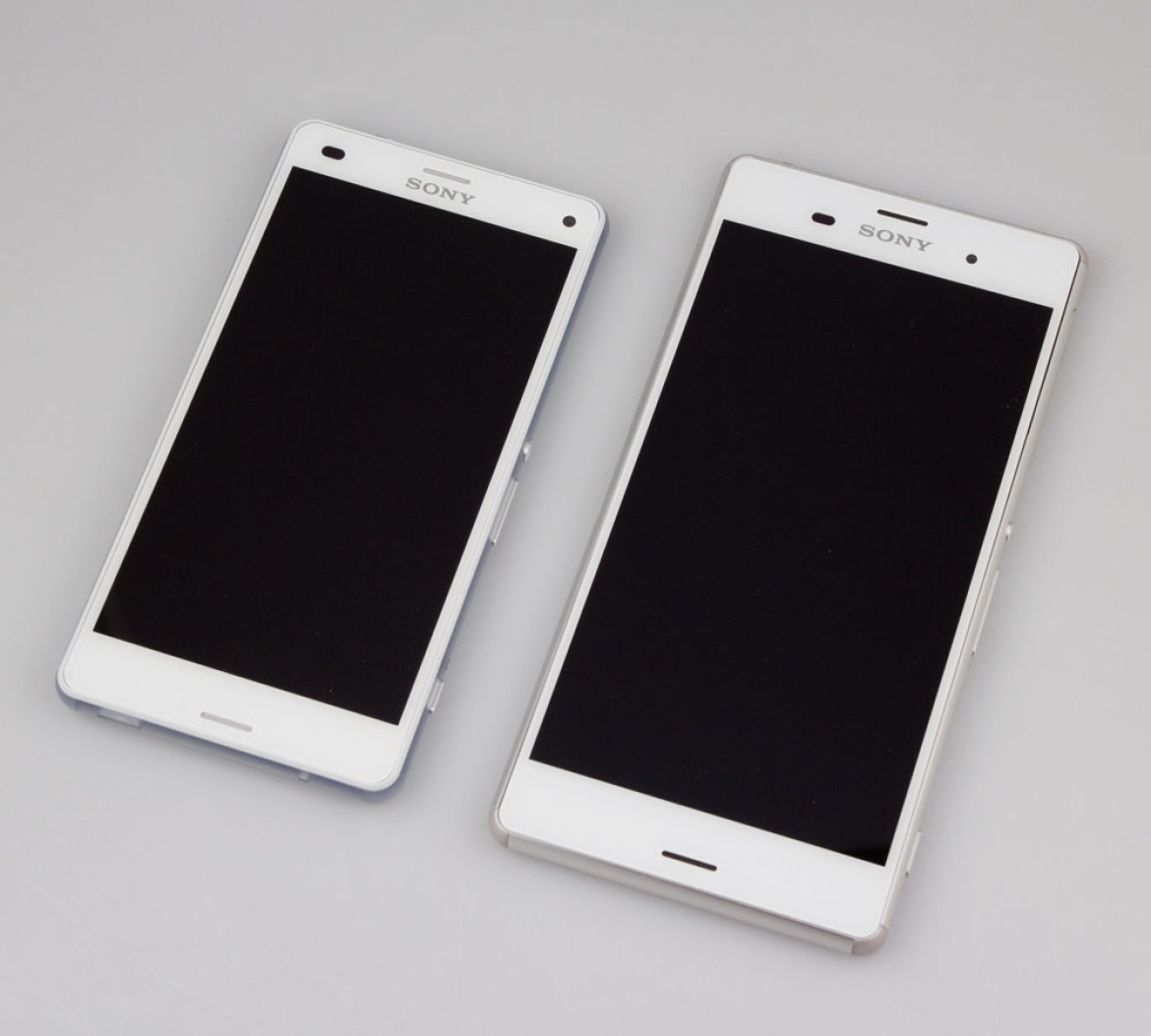 Sony Xperia Z3 i Z3 Compact - przód 