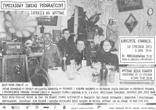 Tymczasowy Zakład Fotograficzny - wystawa w Warszawie
