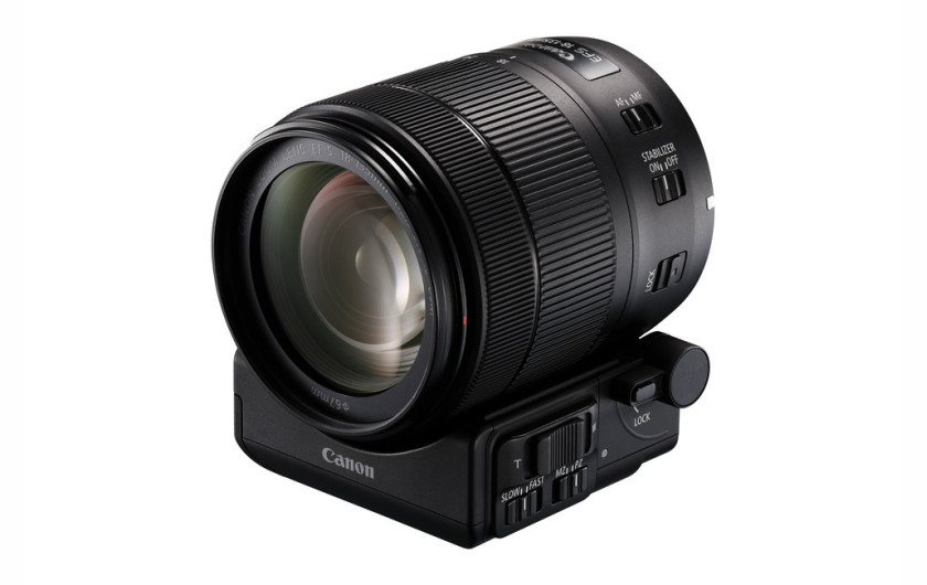 Canon EF-S 18-135mm f/3,5-5,6 IS USM z adapterem Power Zoom Adapter PZ-E1