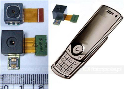 8 megapikseli Samsunga w telefonach komórkowych