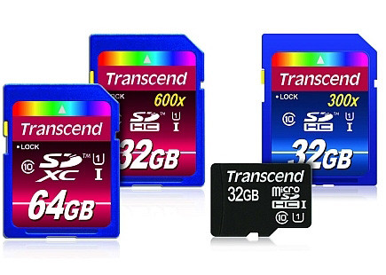 Transcend UHS-I - szybkie karty SDHC i SDXC
